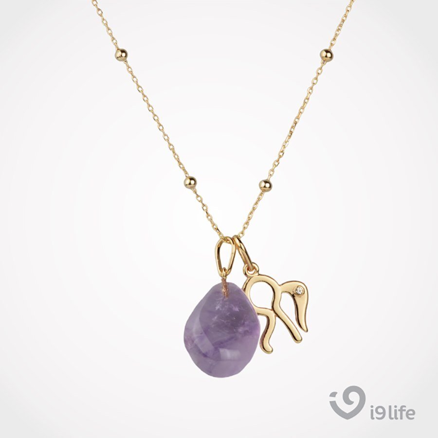 Colar De Pedra E Pingente Signo Virgem I9life