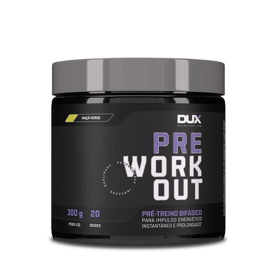 Pré Workout Sabor Maçã Verde 300g