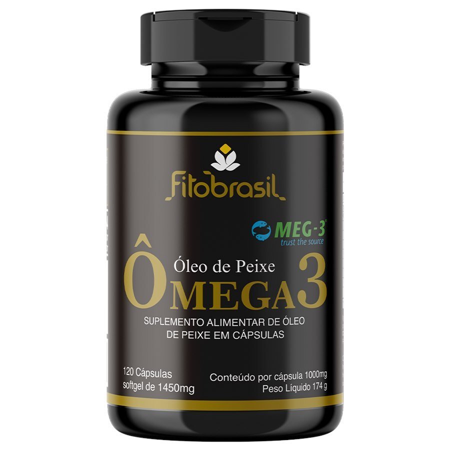Ômega 3 1450mg Fitobrasil 120 Cápsulas