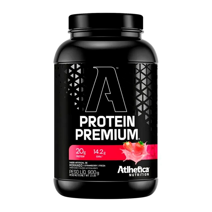 Protein Premium Sabor Morango Atlhetica 900g