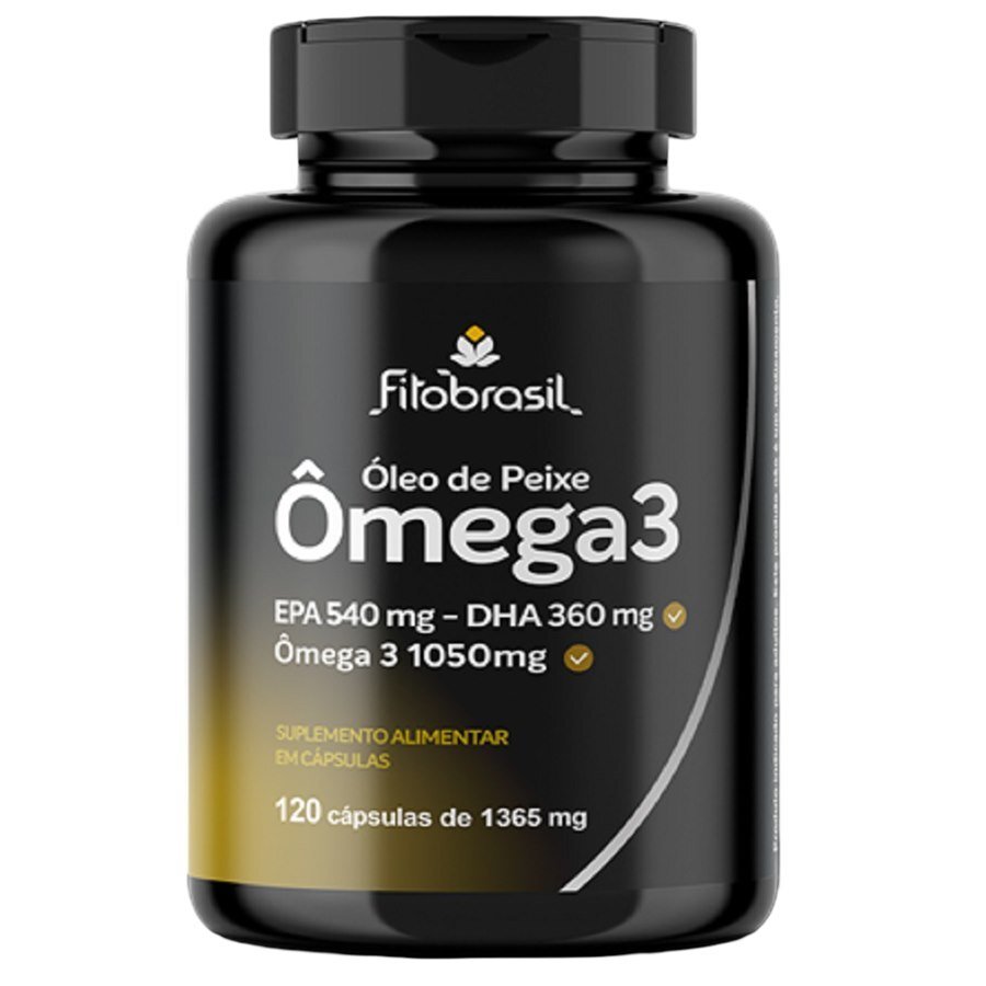 Ômega 3 1365mg Fitobrasil 120 Cápsulas