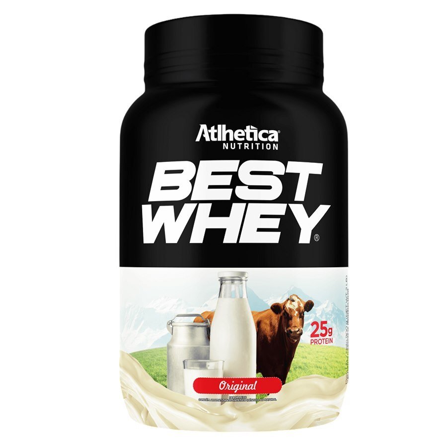 Protein Best Whey Sabor Original Pote Atlhetica 900g