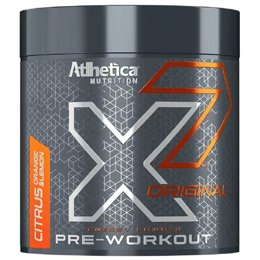 X7 Original Pré-Workout Sabor Citrus Orange E Lemon Atlhetica 300g