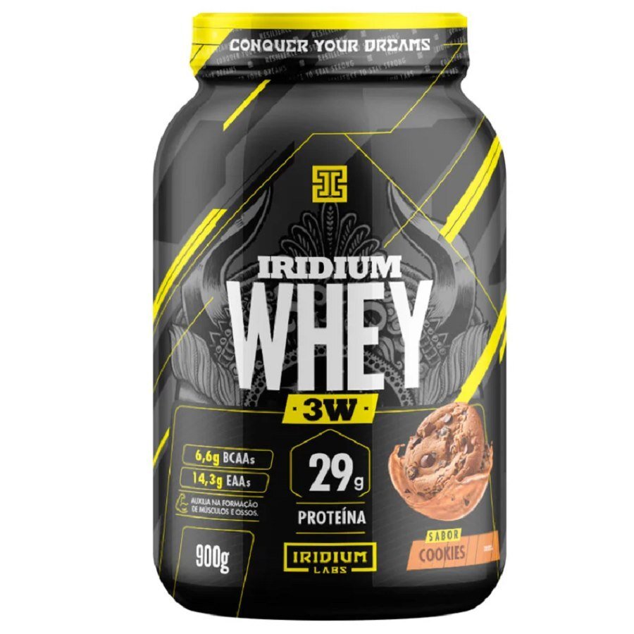 Whey Protein 3w Sabor Cookies Iridium Labs 900g
