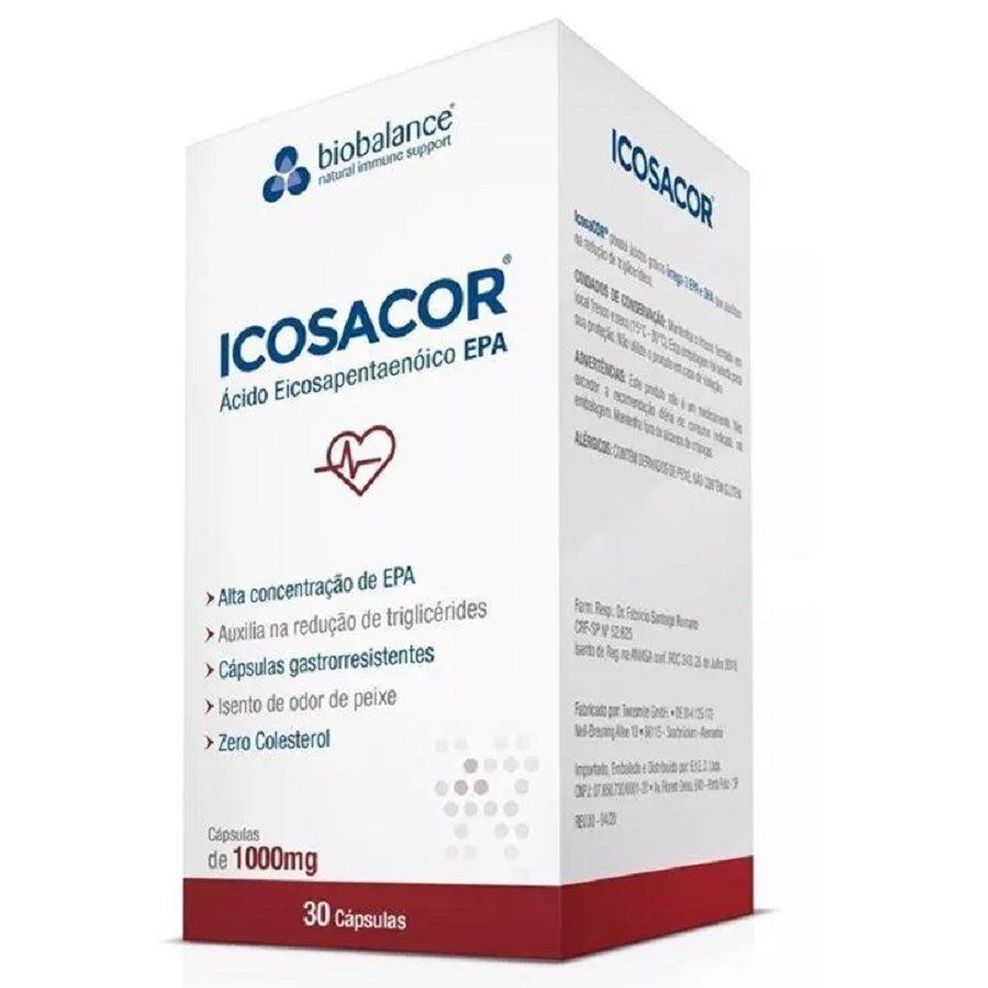 Icosacor Epa 1000mg Biobalance 30 Cápsulas