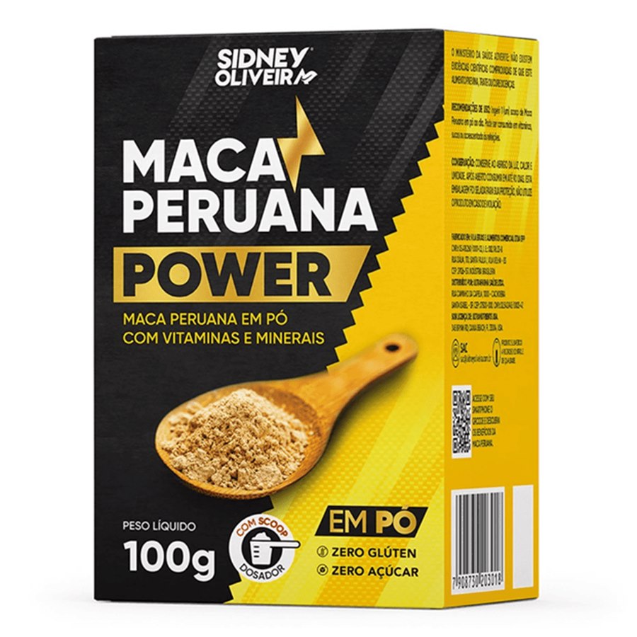 Maca Peruana Power Com Vitaminas E Minerais 100G